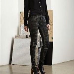 Green Camo skinny True Religion size 25